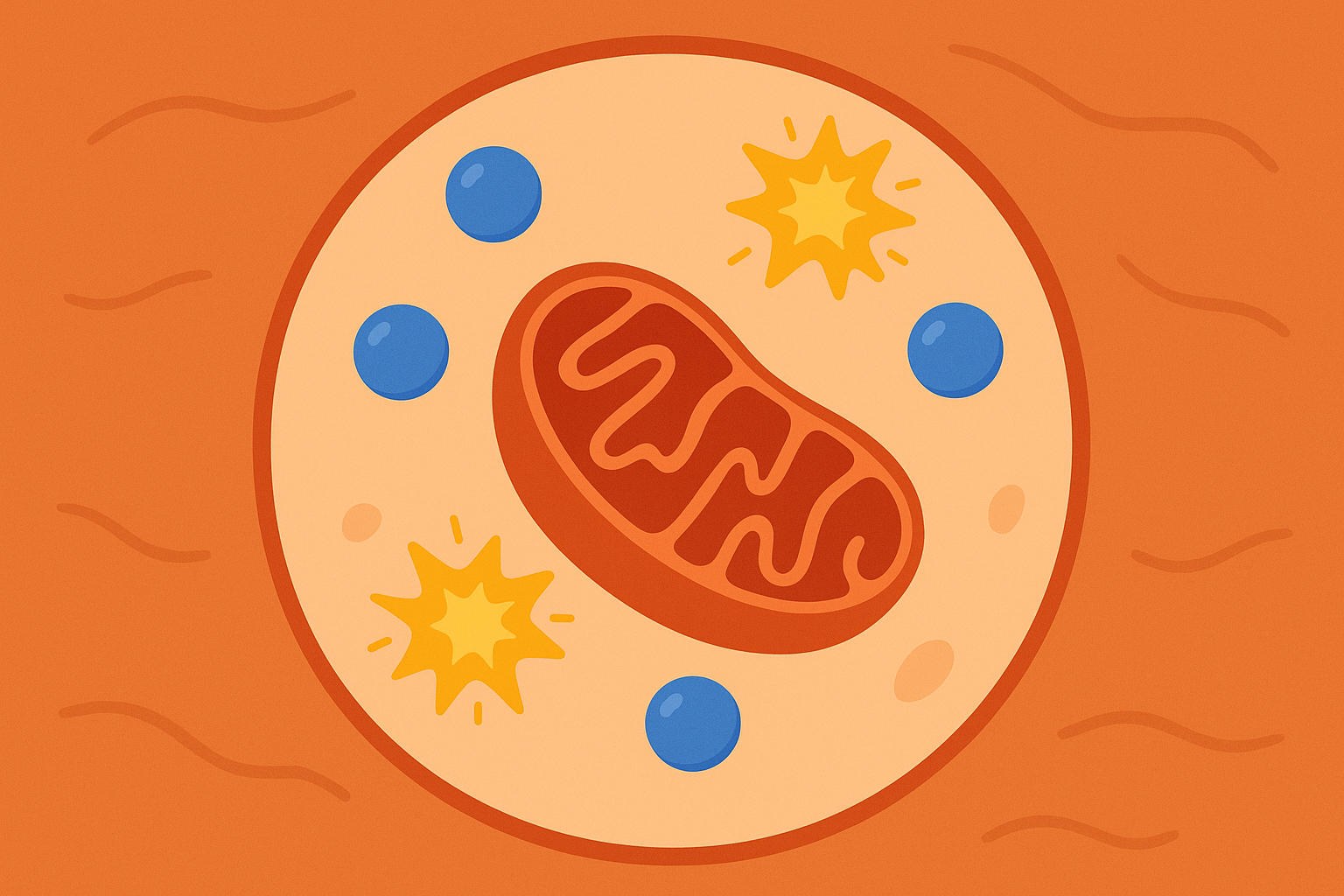 Mitochondrial oxygen processing diagram
