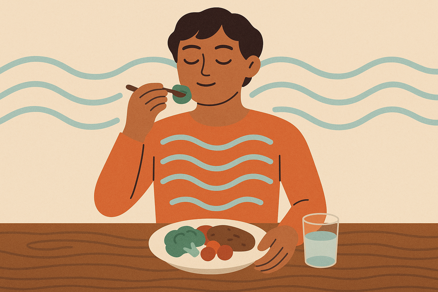 Satiety signal timing