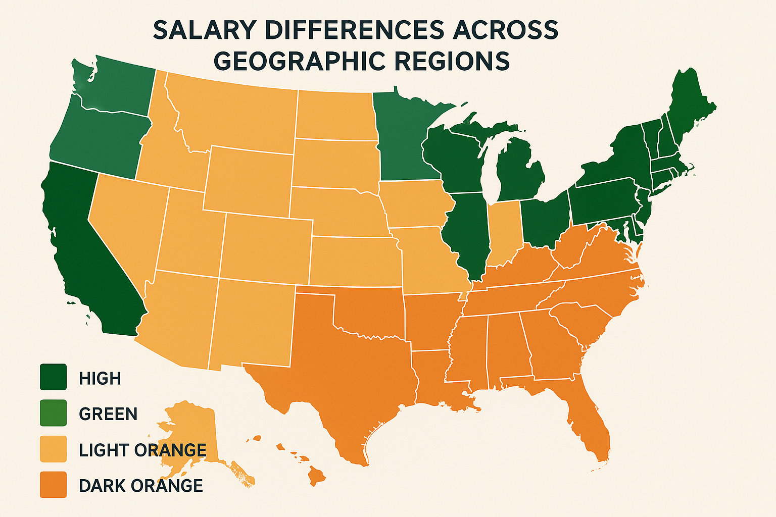 Geographic Salary Arbitrage Map
