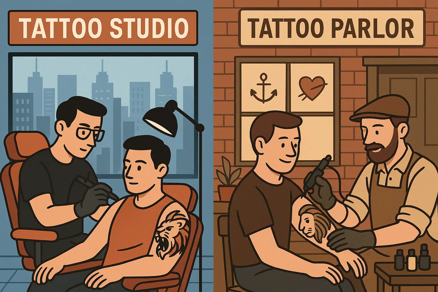 Lion tattoo placement and economics