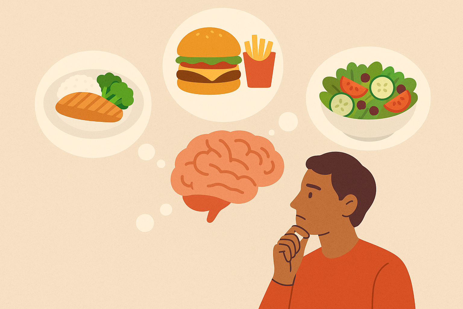 Psychology of eating and satiety signals