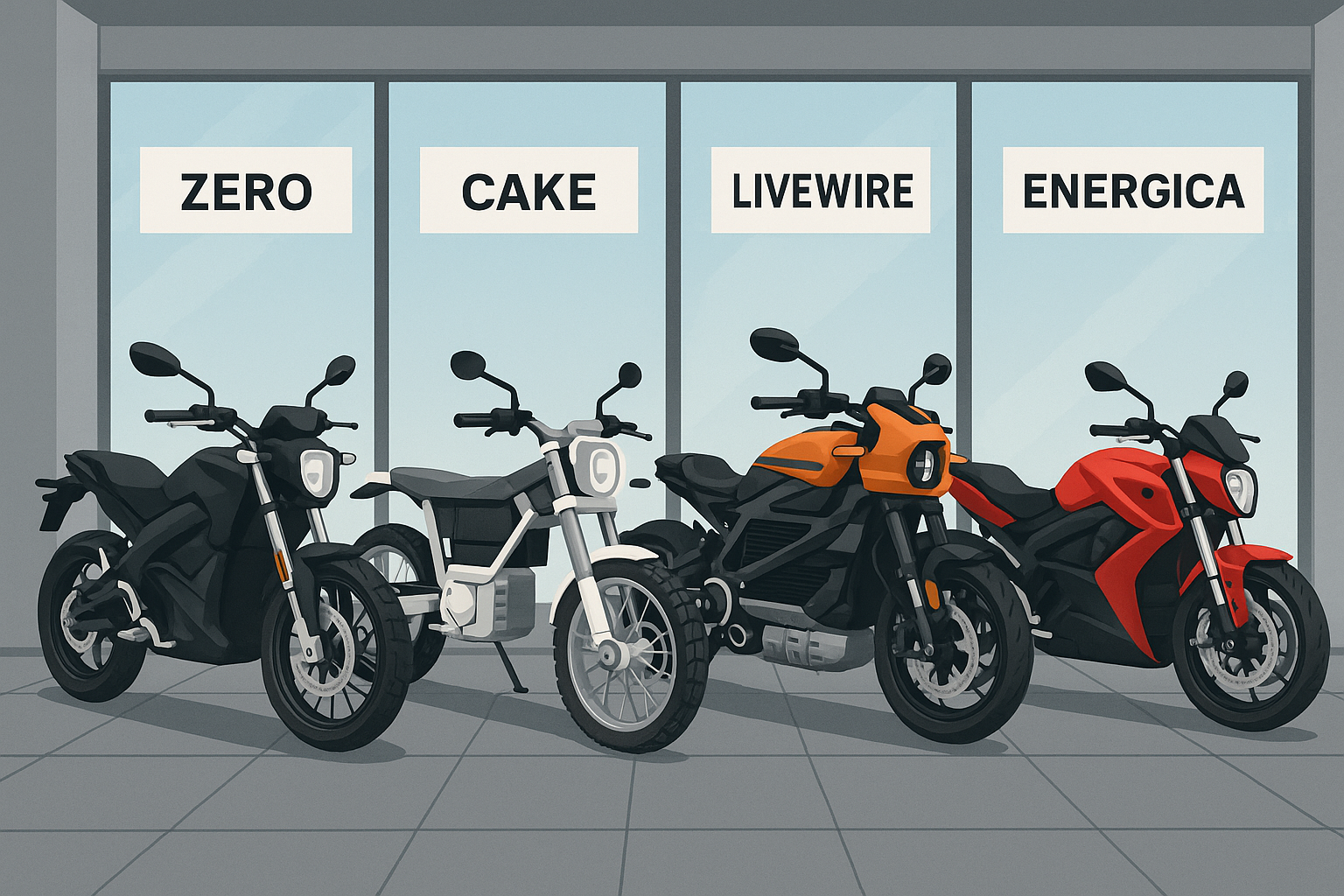 Electric motorcycle competition landscape