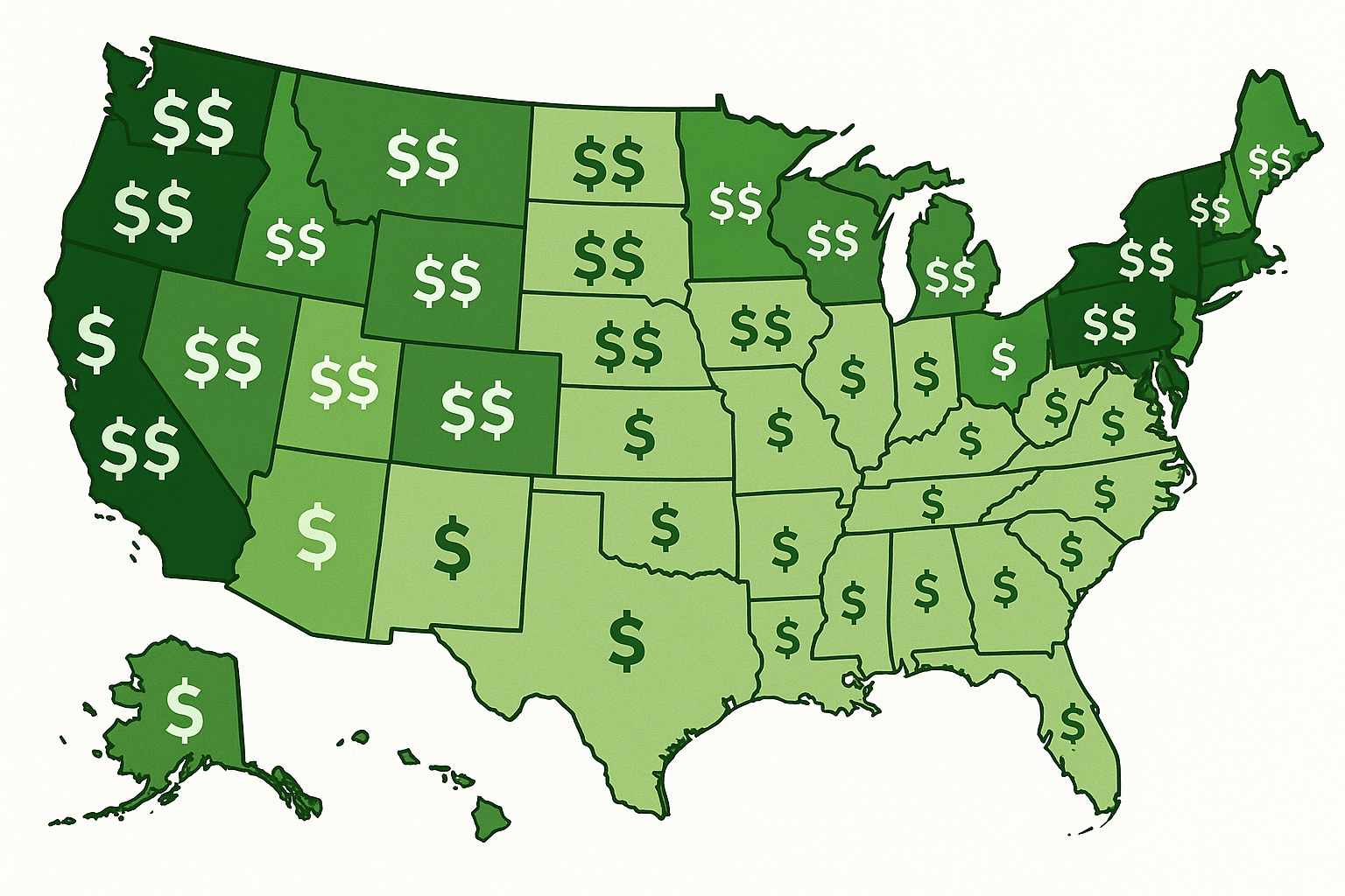 Geographic salary differences for beauticians