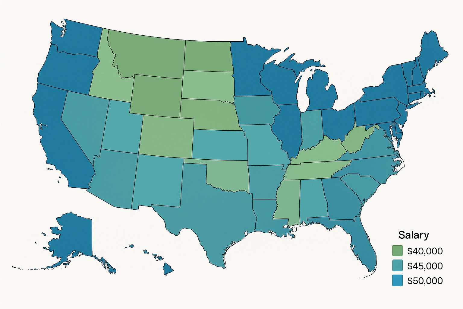 Geographic salary comparison for aircraft mechanics