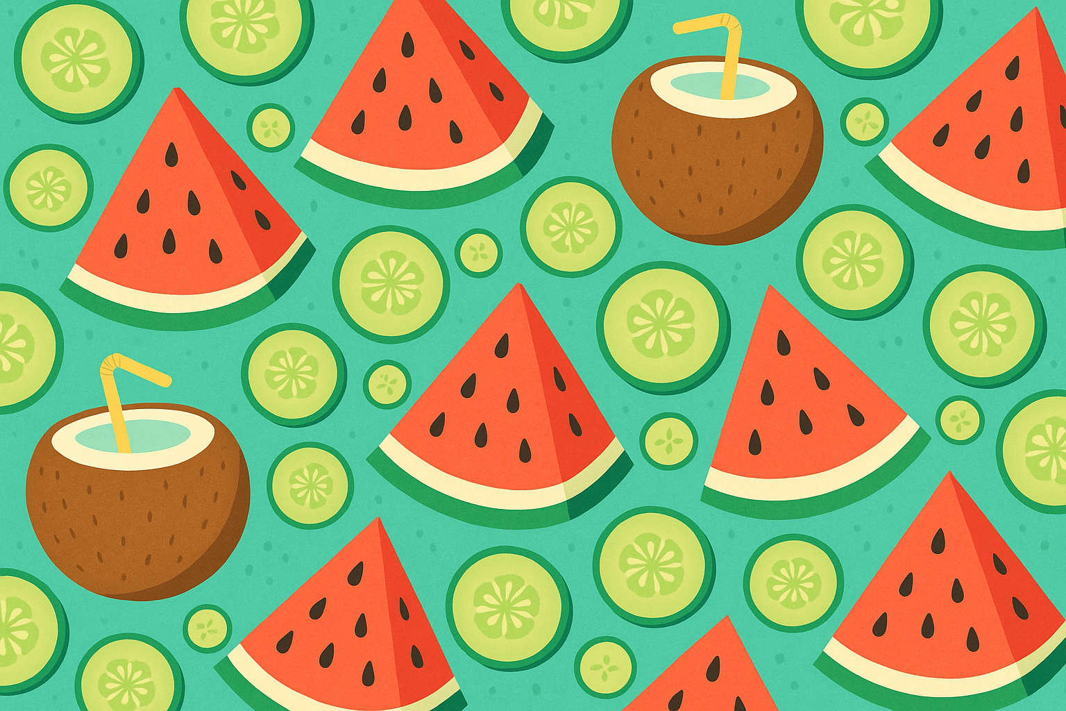 Summer raw vegan cooling foods