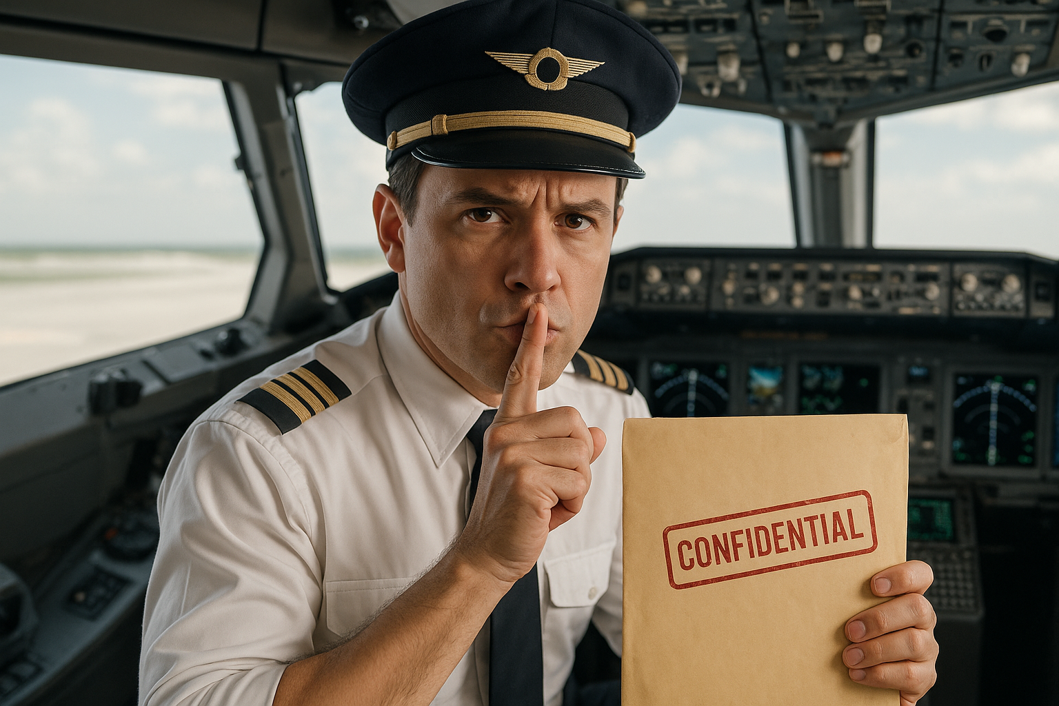 Corporate pilot discretion and confidentiality value
