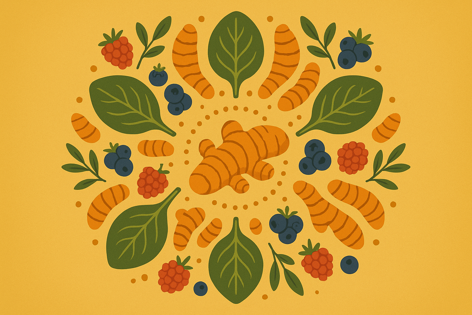 Anti-inflammatory meal components