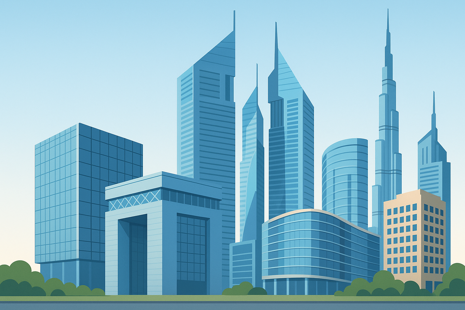 Dubai free zone business districts comparison