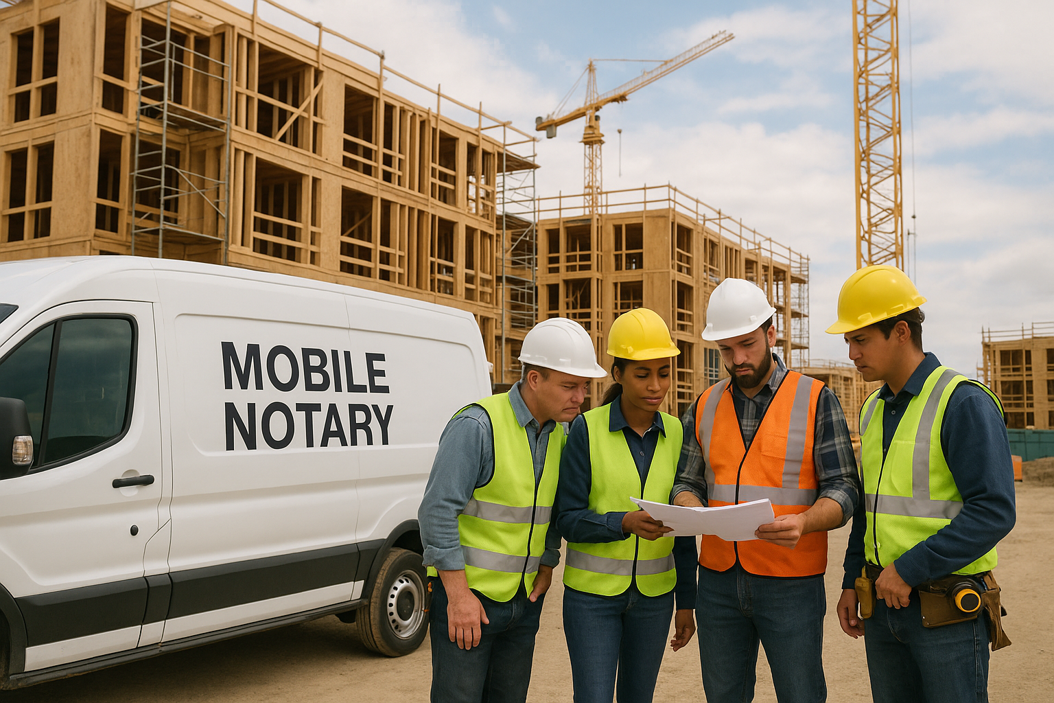 Nevada construction industry notary services