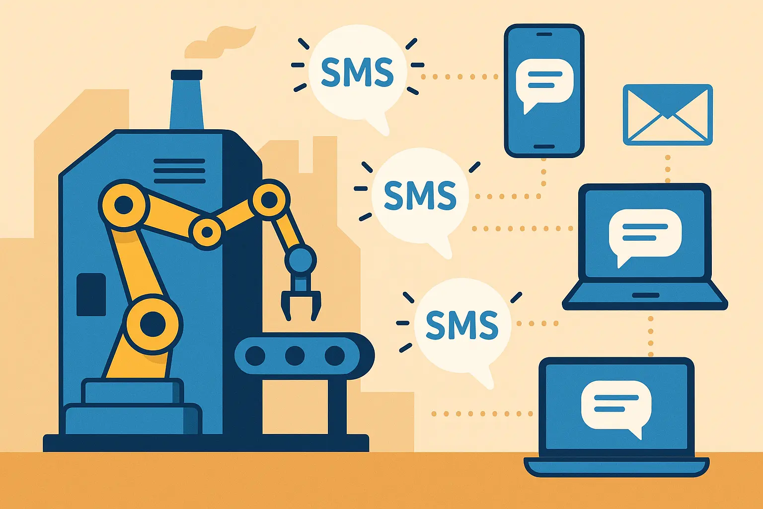 Manufacturing SMS communication demands