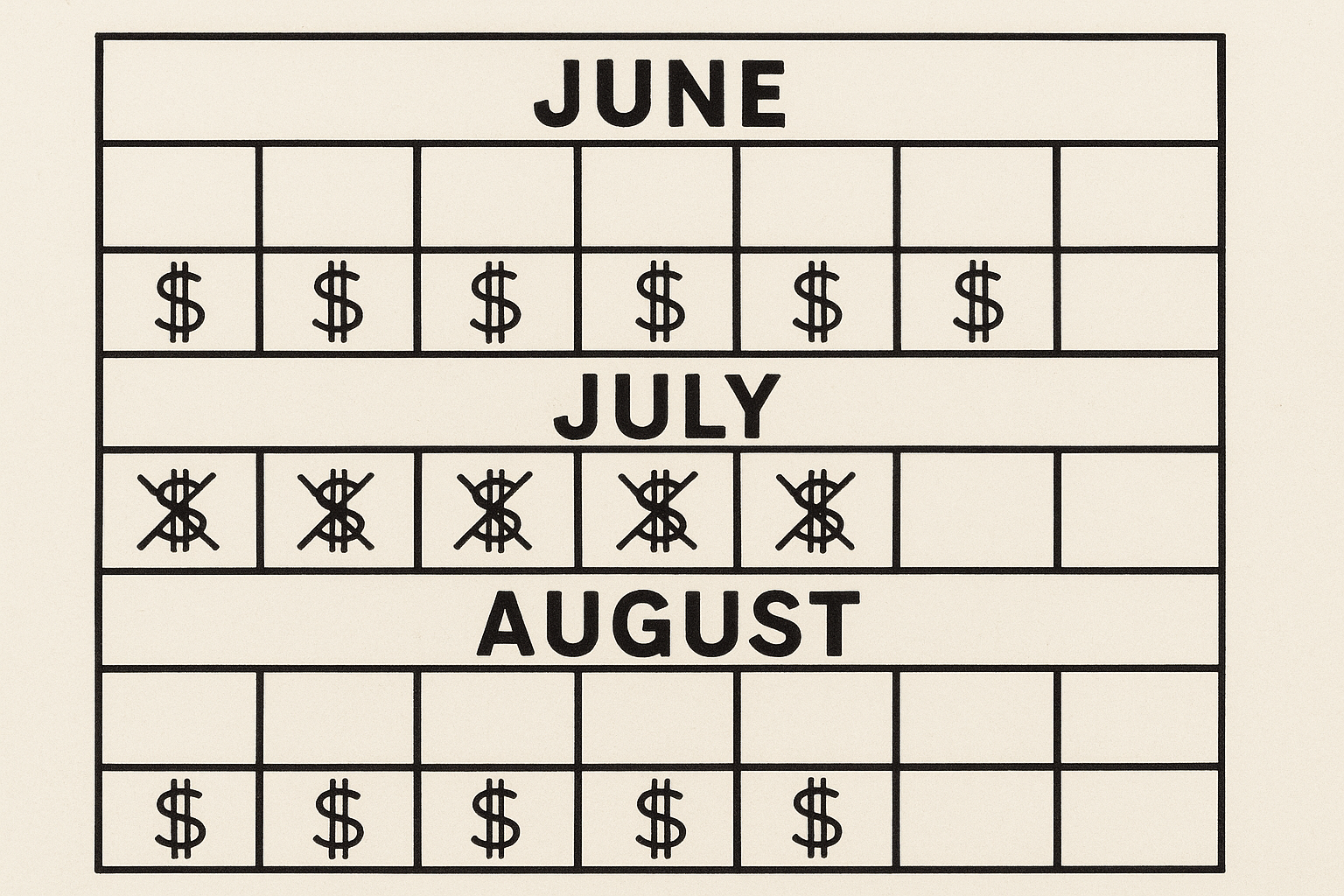 Teacher planning summer budget and financial survival strategies