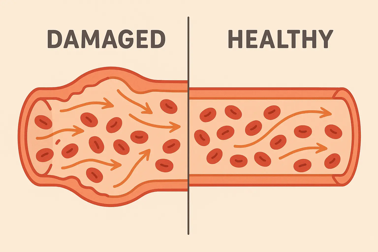 Blood vessel health and homocysteine levels