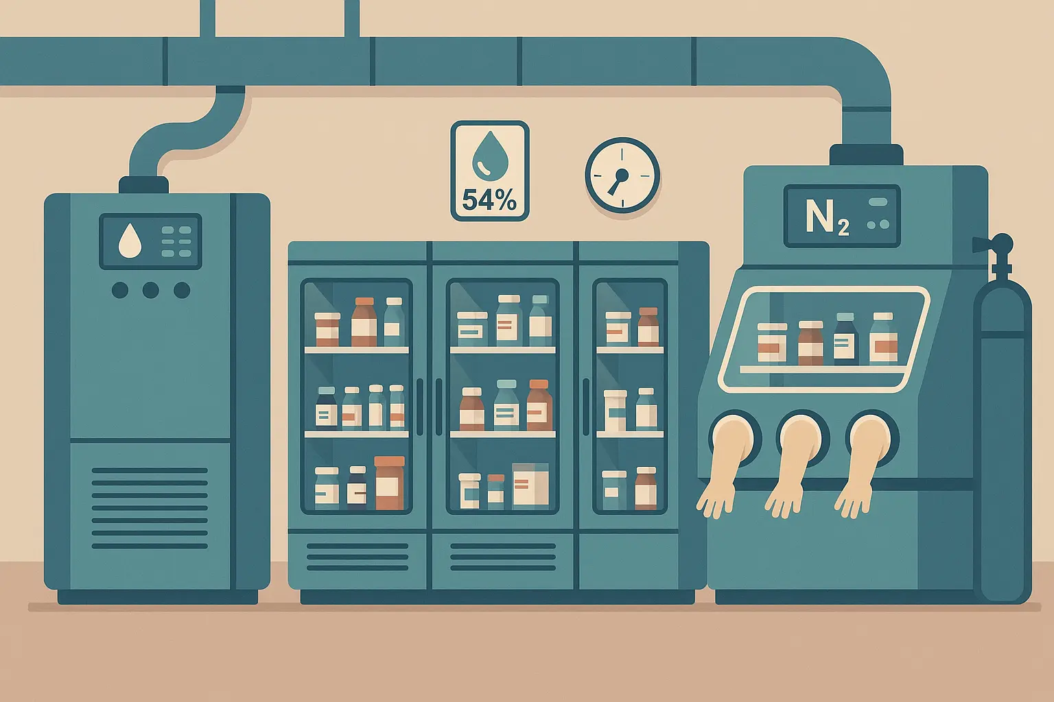 Specialized storage facility for dehydrated alcohol