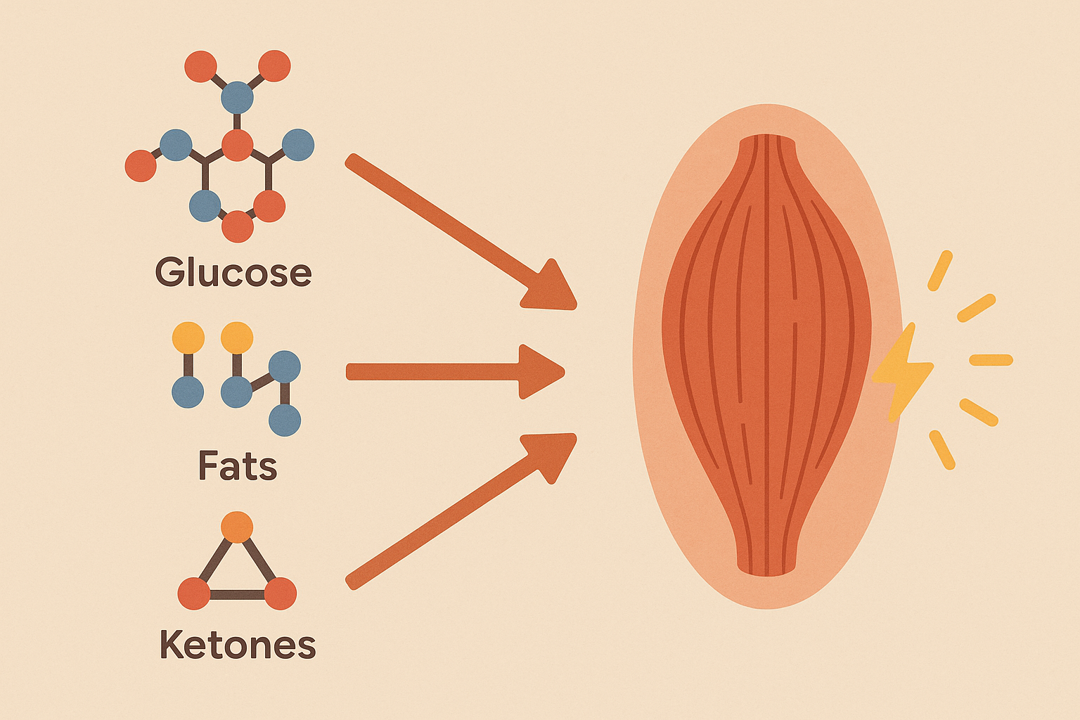 Metabolic fuel switching for muscle performance