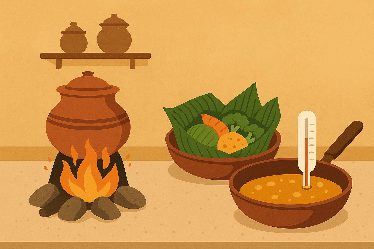 Traditional Indian cooking methods preserving liver healing nutrients