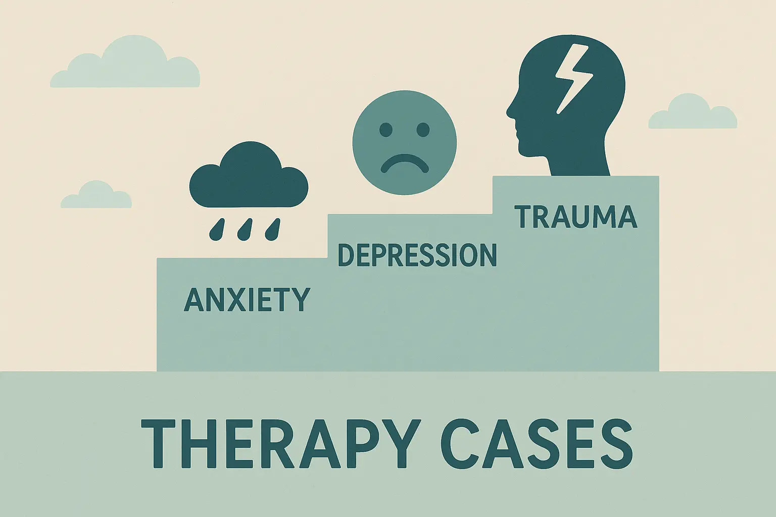 Strategic case selection for CBT training