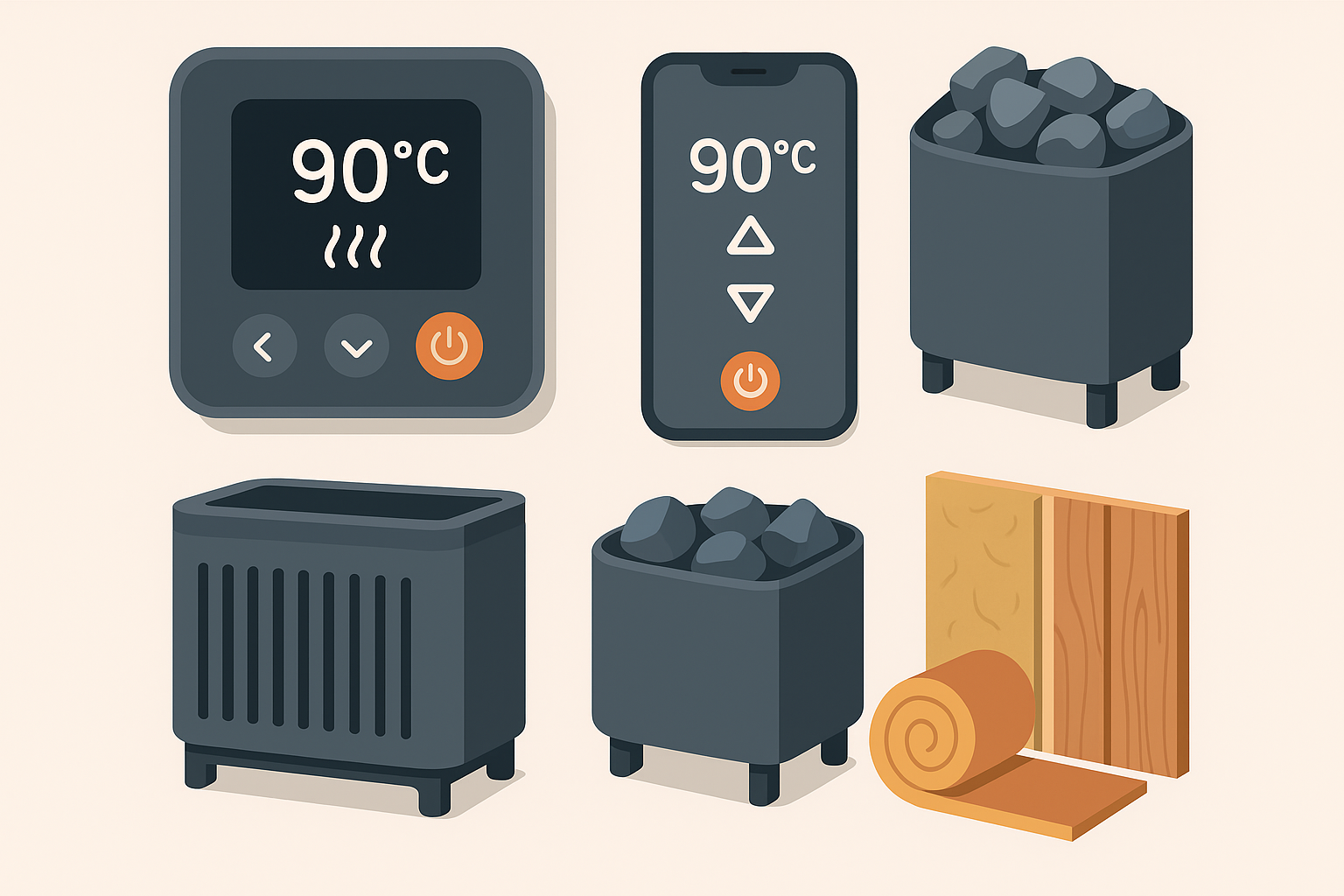 Advanced sauna kit customization options