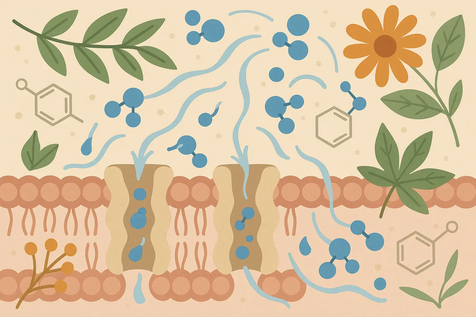 Body's osmotic intelligence network