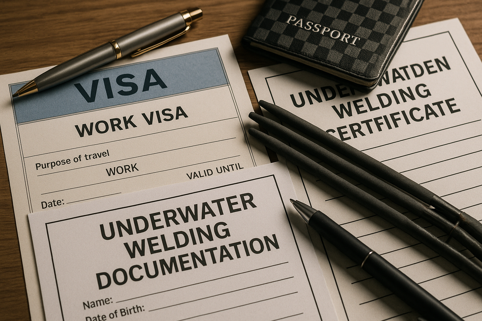 International underwater welding visa requirements