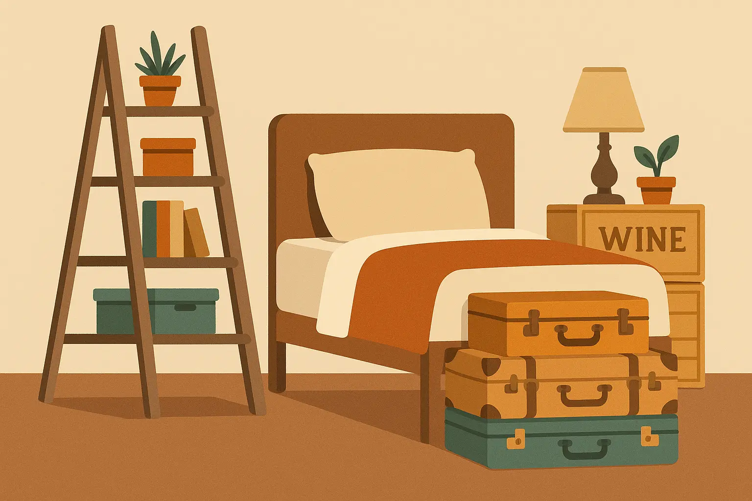 Upcycled decor and storage