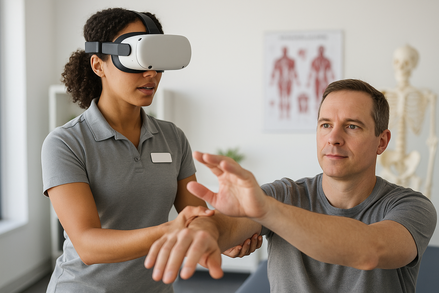 VR therapy specialization for physical therapy assistants