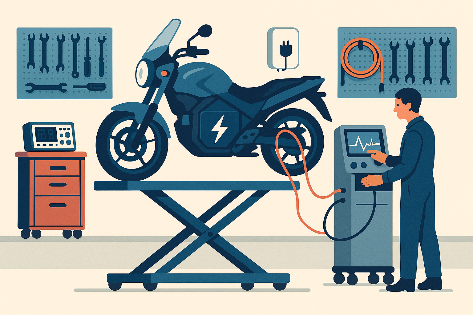 Electric motorcycle maintenance comparison