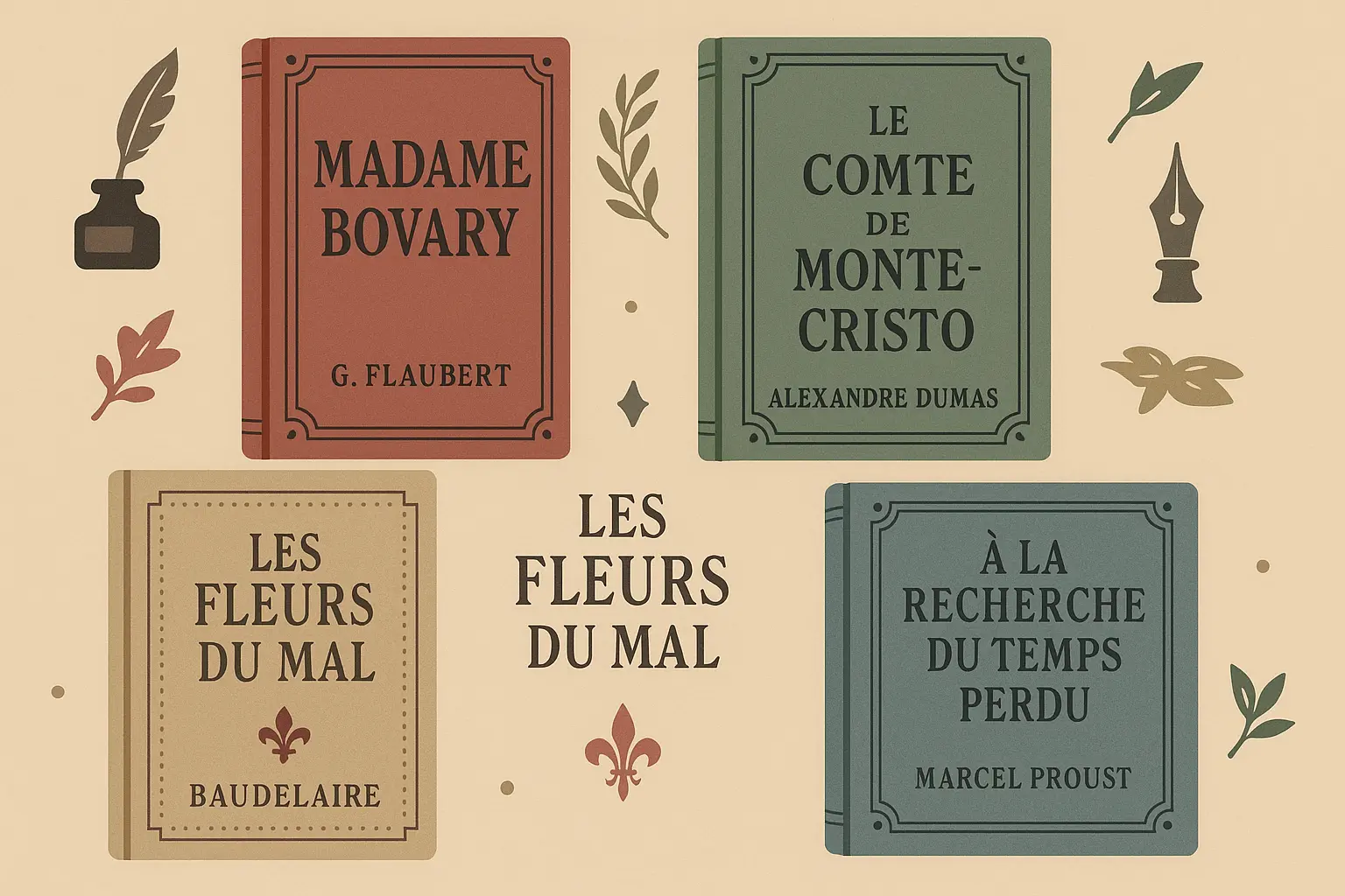 Classic French literary masterpieces collection