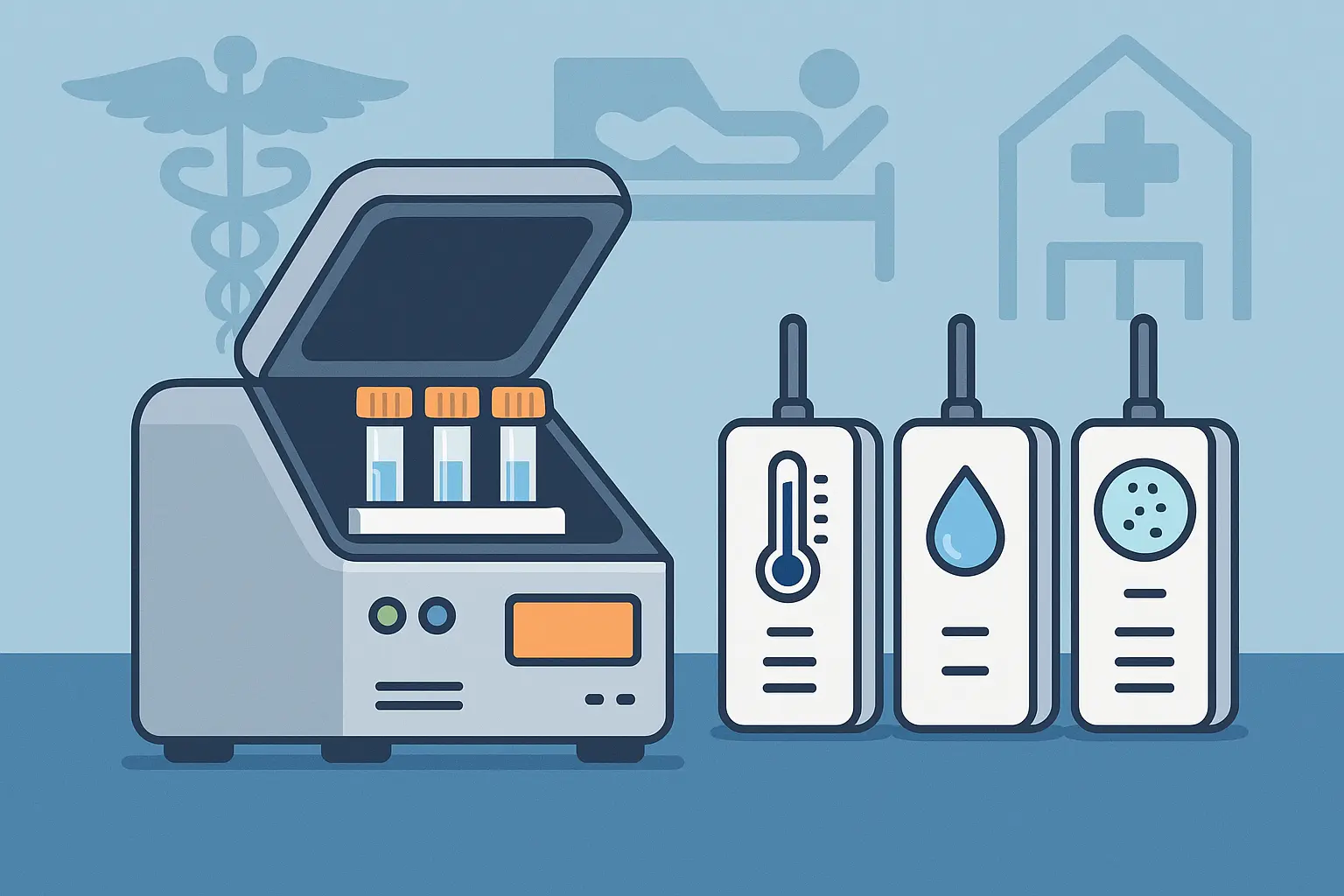 Environmental monitoring system for PCR testing