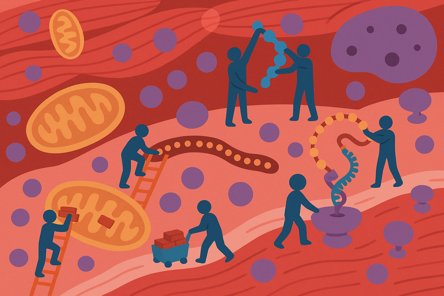 Mitochondrial biogenesis timeline