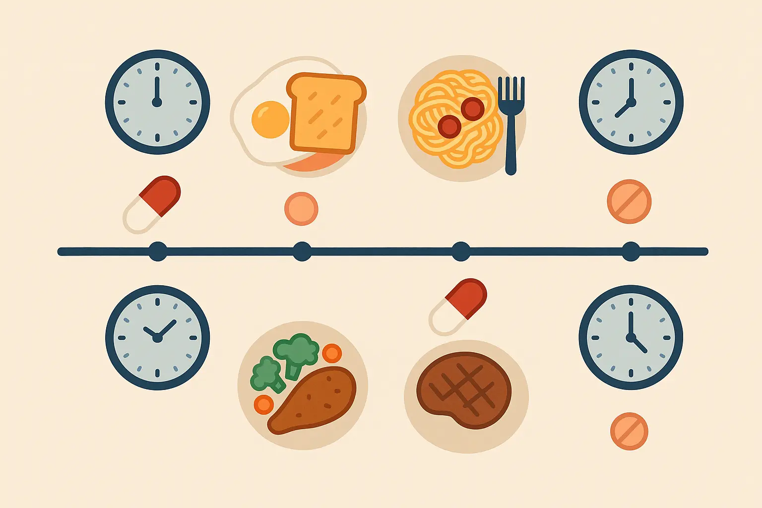 Medication timing schedule for optimal results