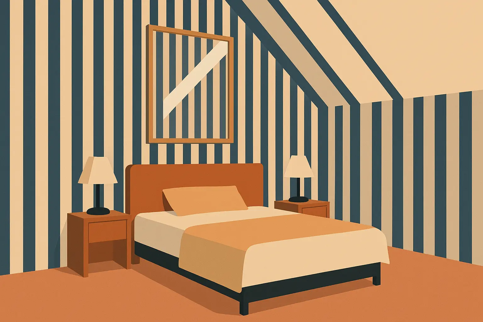 Decor and styling techniques for sloped ceiling bedroom