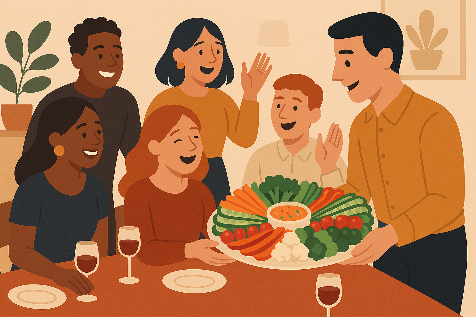Social situations with raw food diet