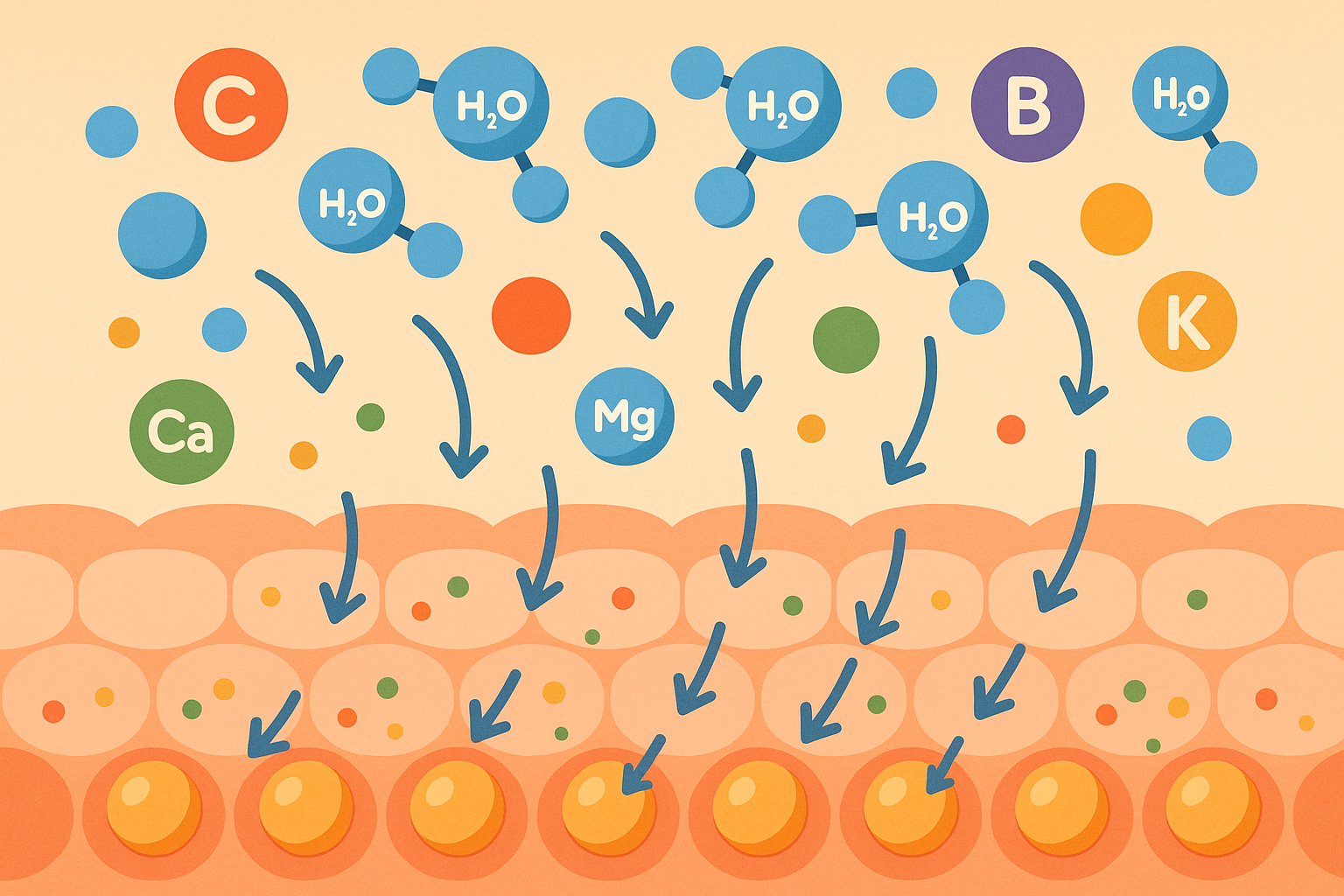 Water enhancement nutrients and metabolic support