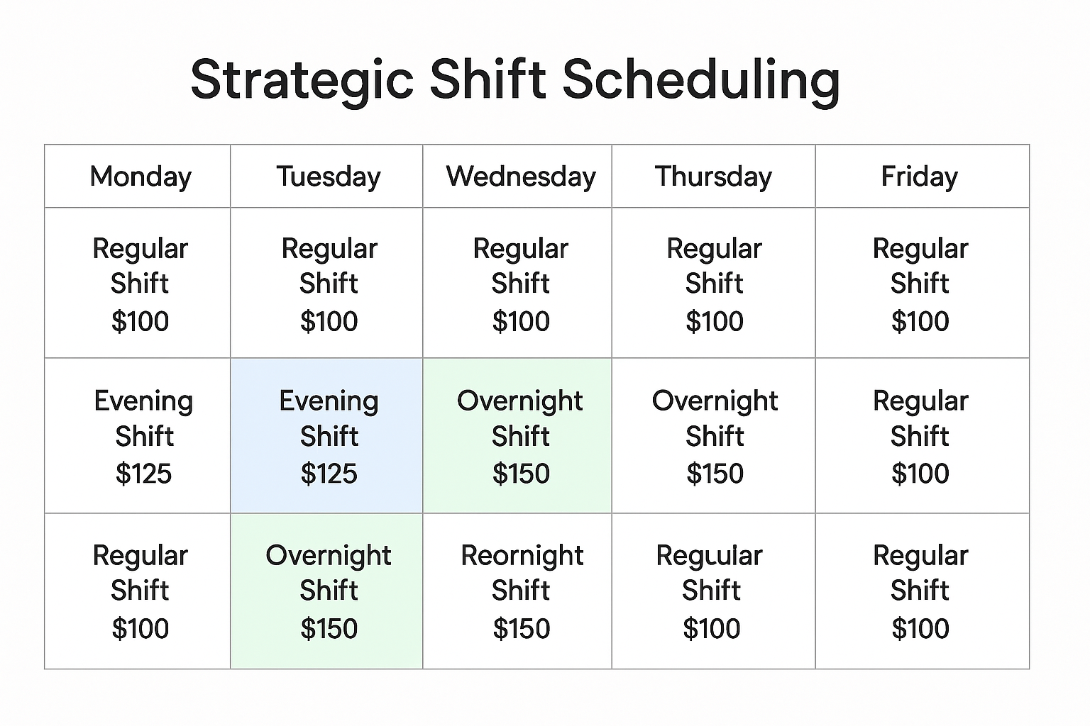 Shift Differential Strategy for Nurses