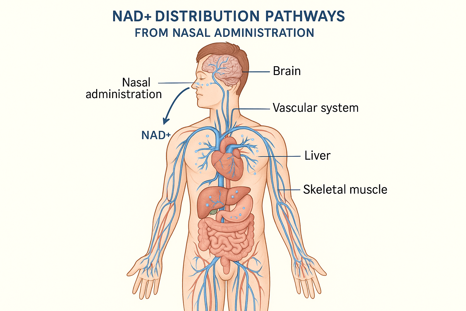 NAD systemic distribution patterns
