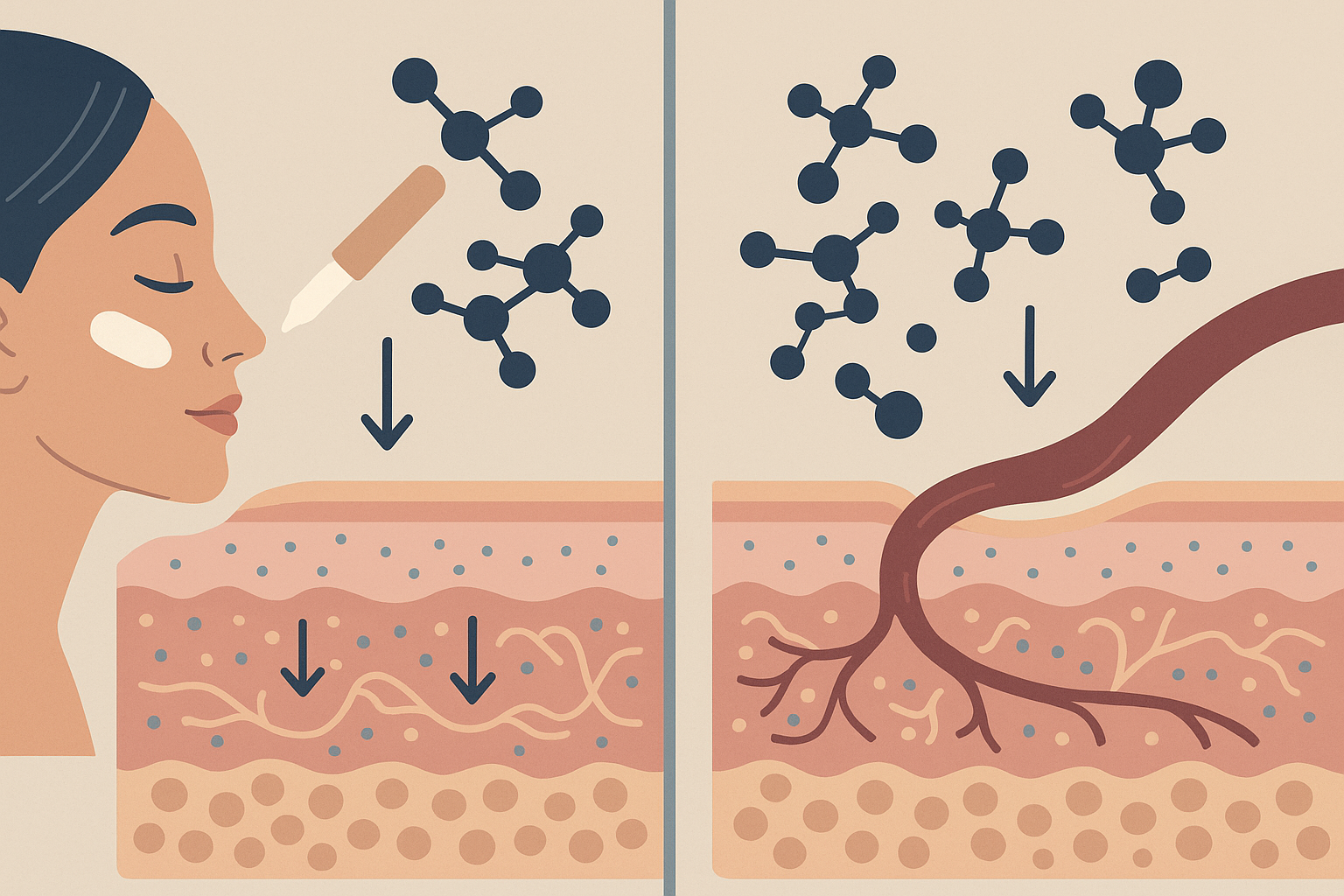 Internal vs external collagen approaches comparison