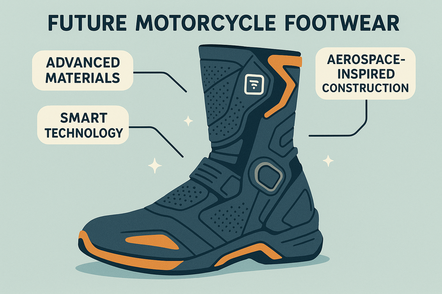 Manufacturing processes for motorcycle footwear