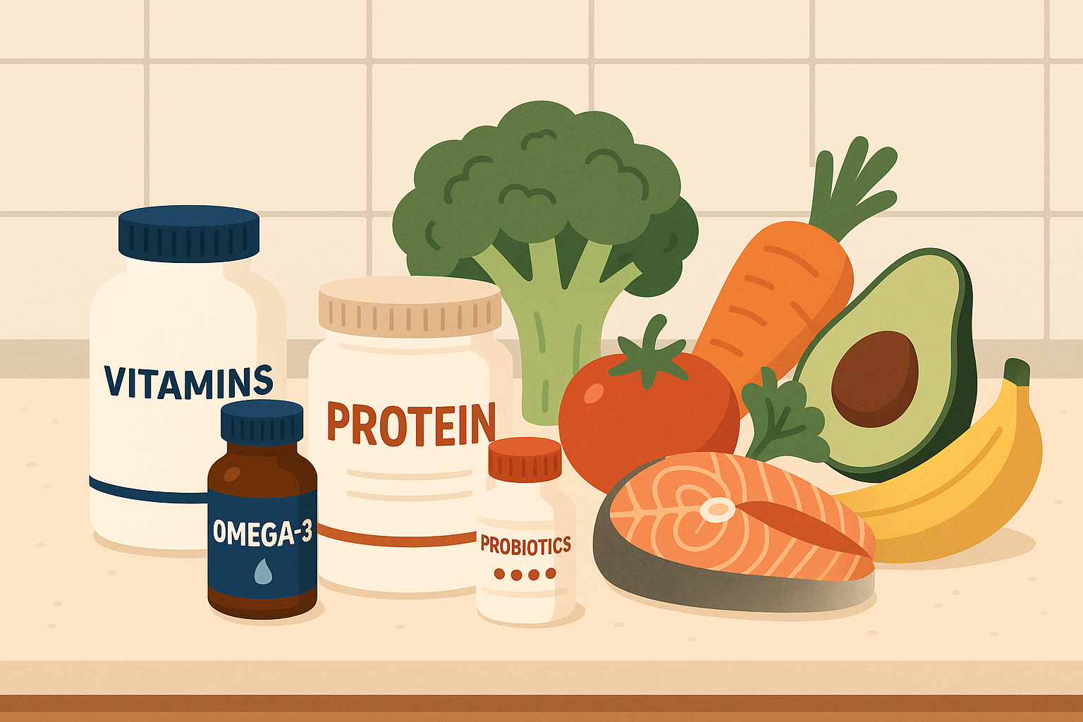 Organic supplements for meal planning