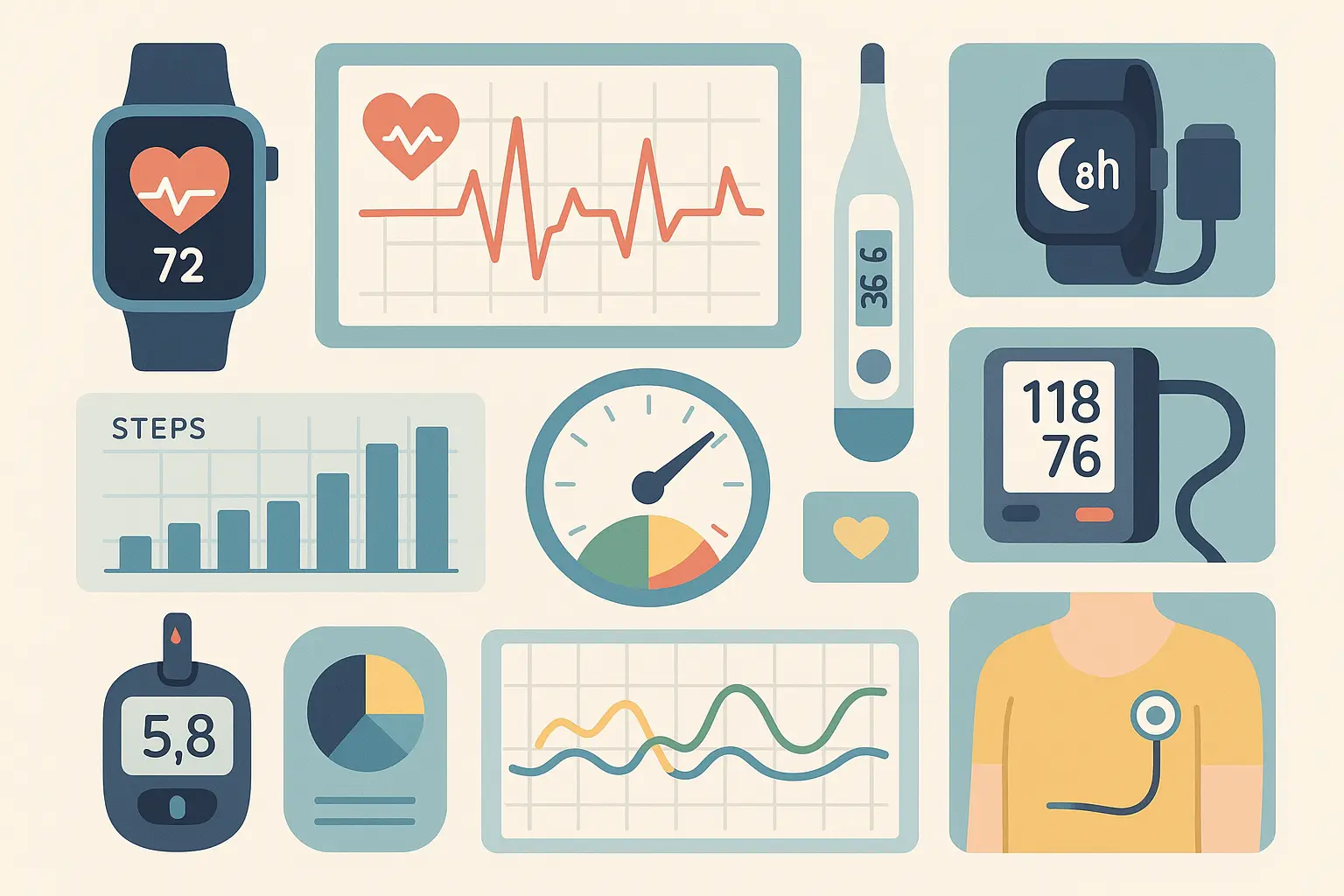 Advanced health monitoring biomarkers
