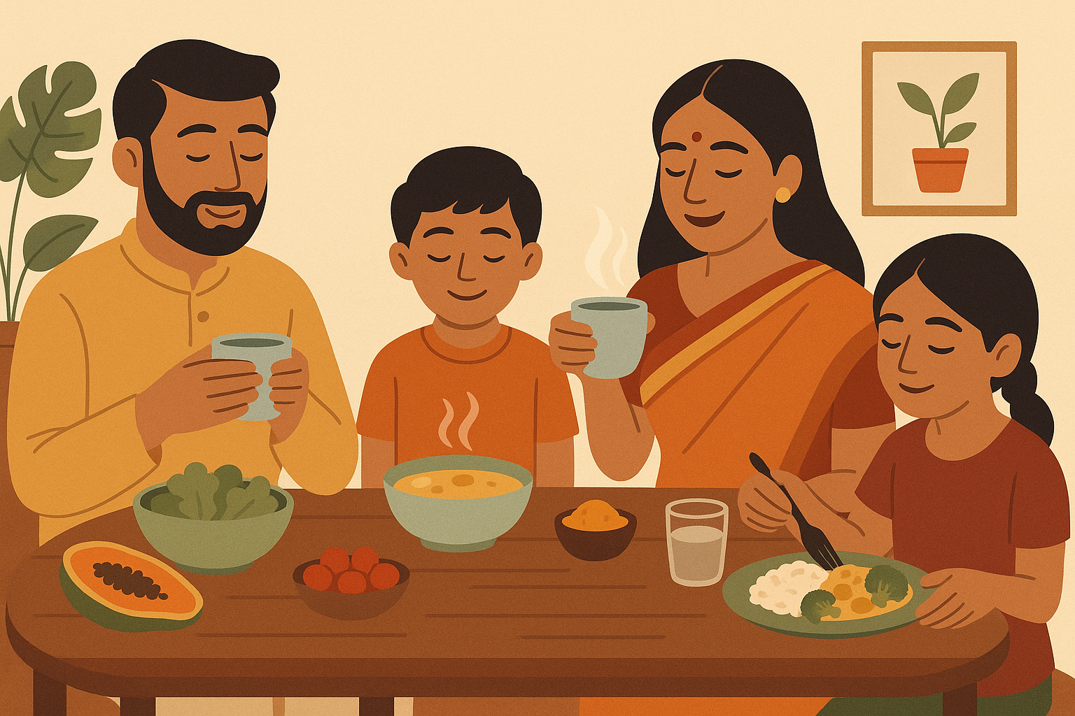 Complete liver healing meal prep setup with traditional Indian ingredients