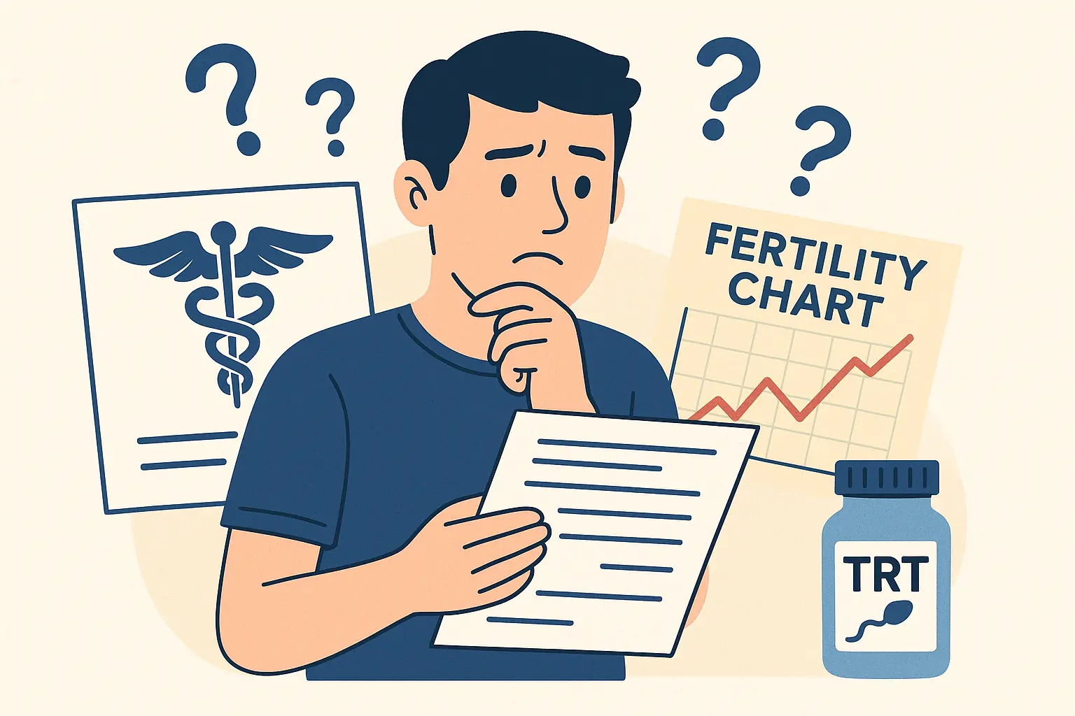 TRT fertility effects on male reproductive health