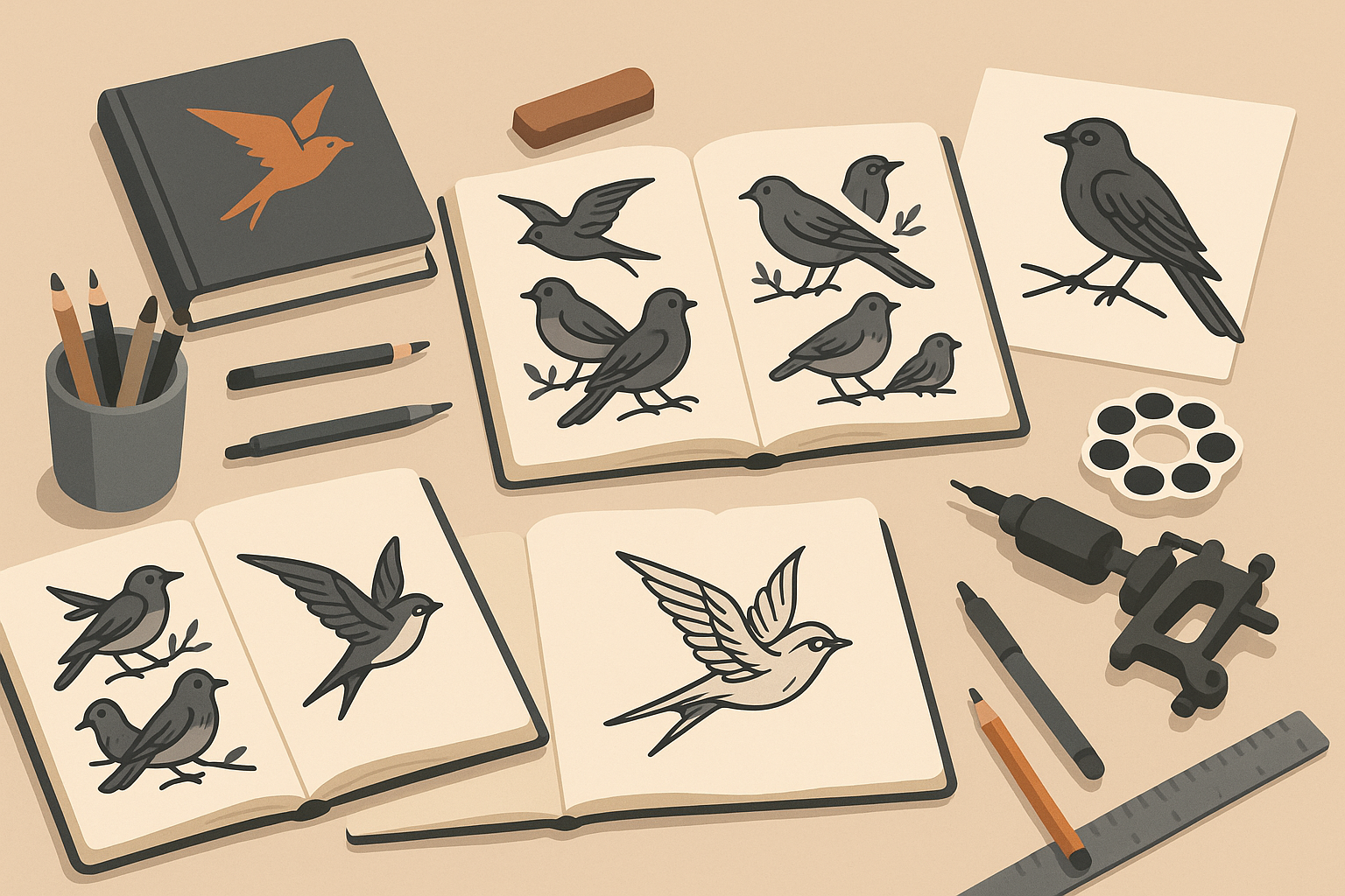 Modern bird tattoo meanings evolution