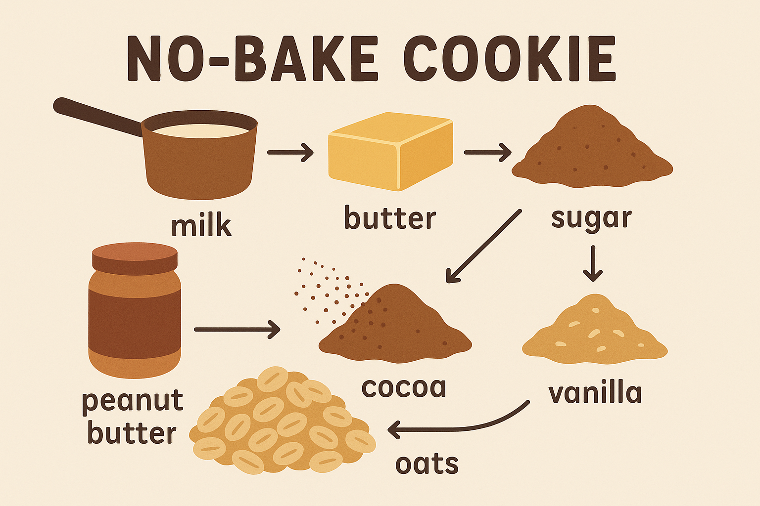 Classic no bake cookie recipe breakdown
