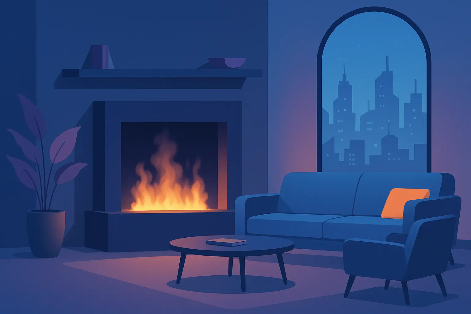 Water Vapor Electric Fireplace