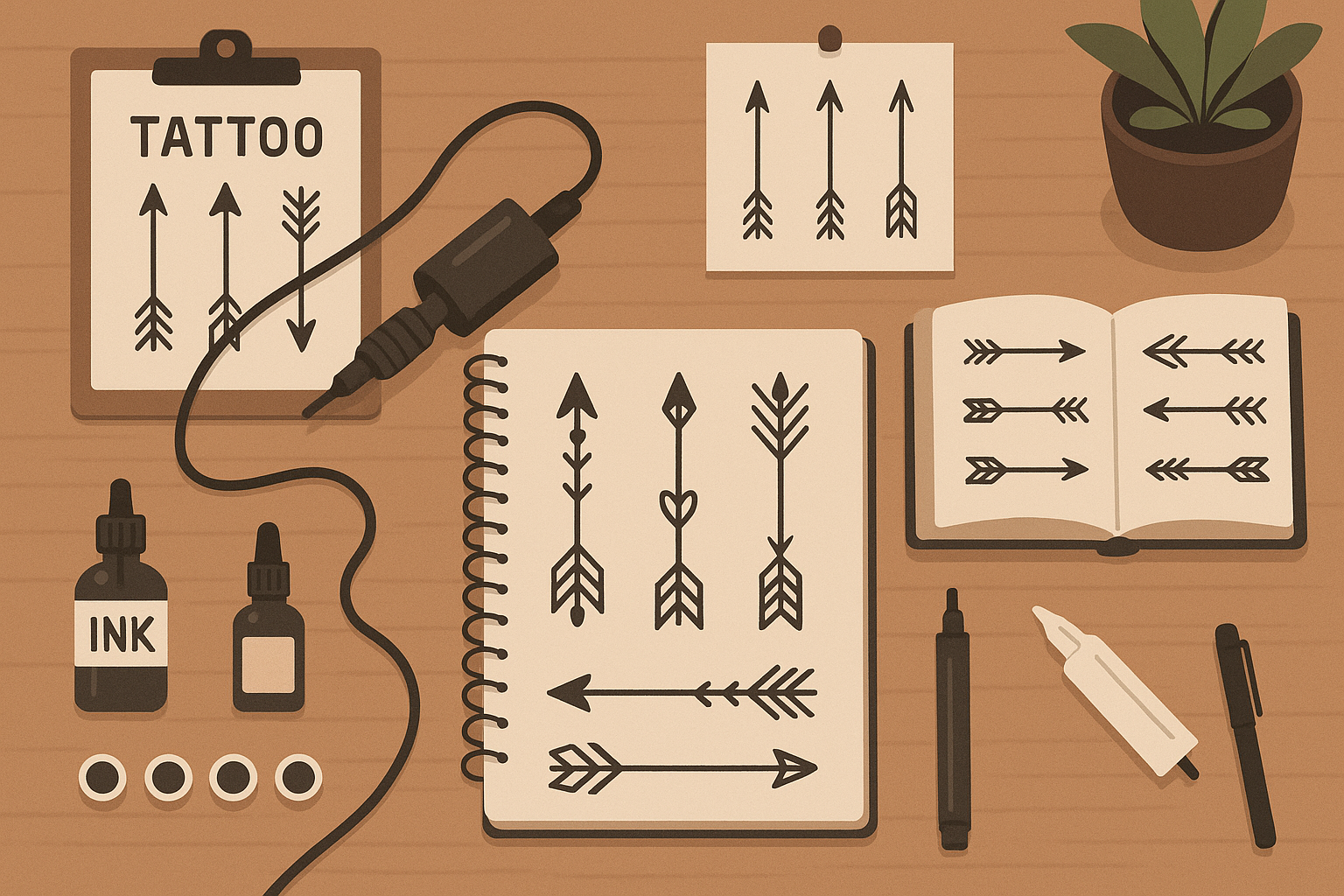 Arrow tattoo meaning reference guide