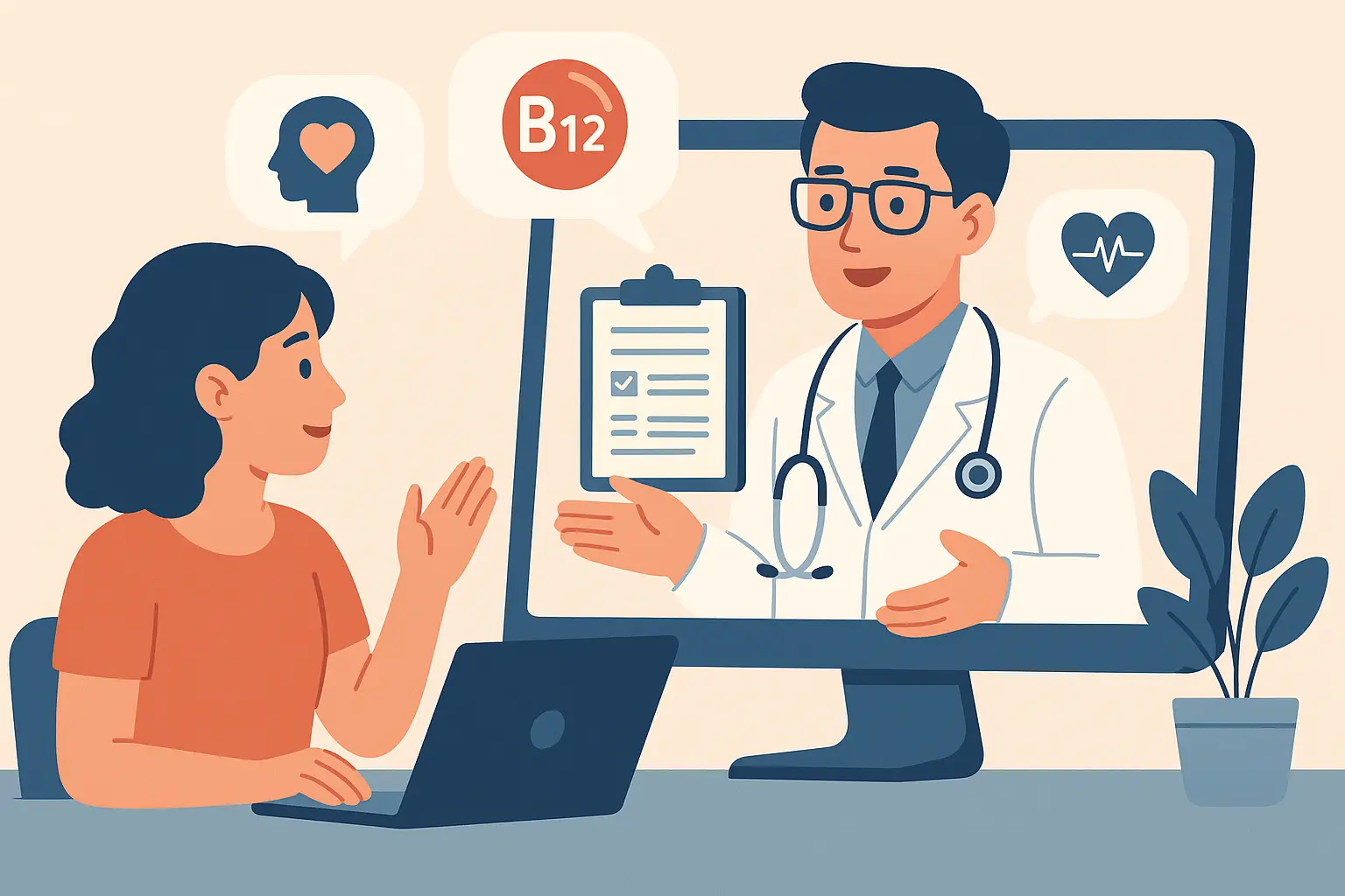 Personalized B12 therapy and telemedicine approach