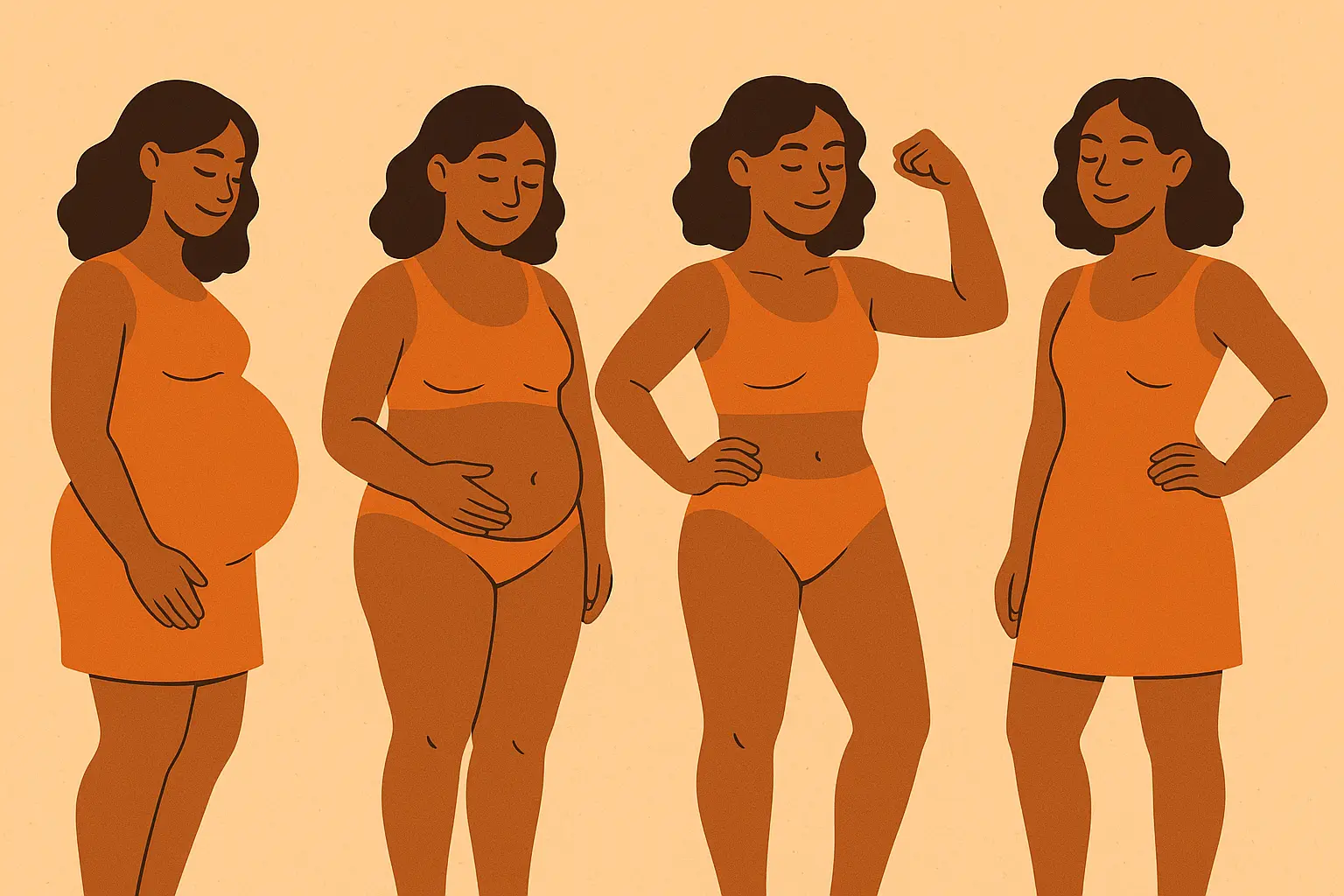 Long-term postpartum weight loss expectations