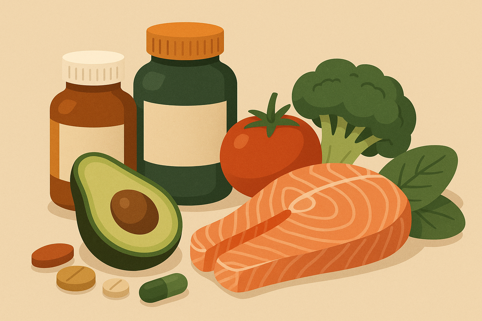 Raw food supplement integration