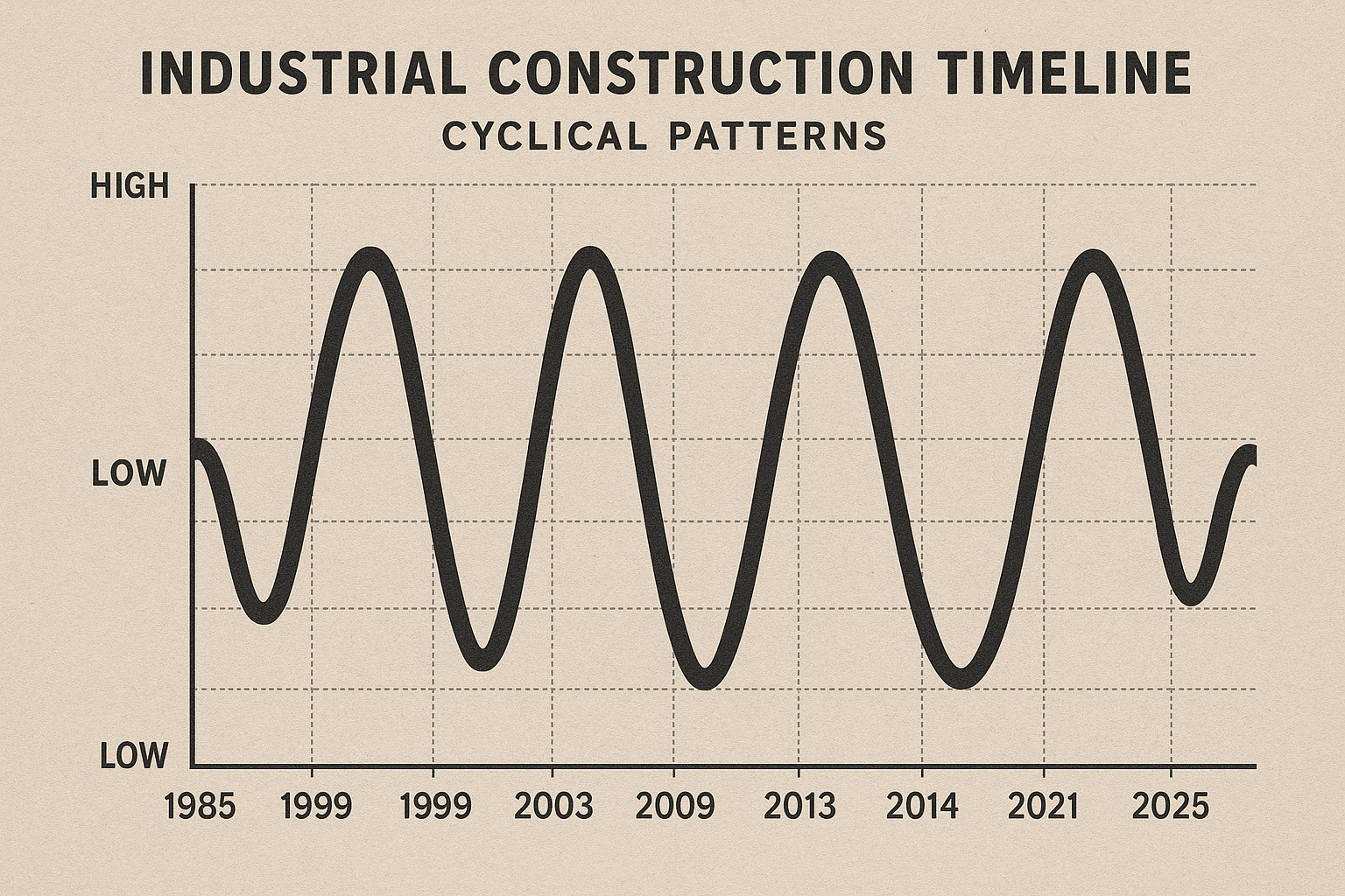 Industrial expansion cycle timing