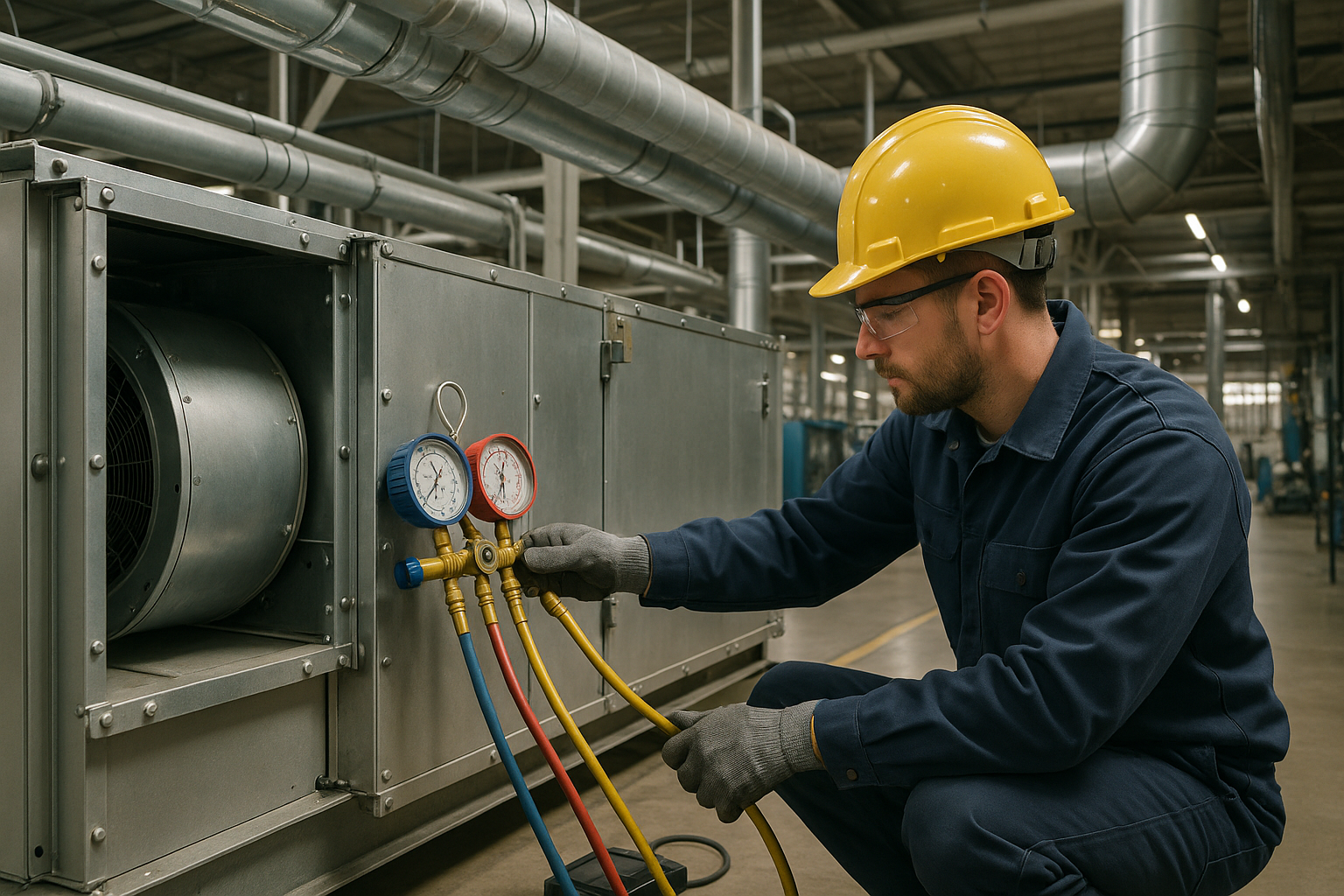 Industrial HVAC systems and salary comparison